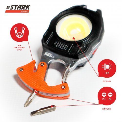 Ліхтар ручний LED STARK L-1-03 Li 23621 фото