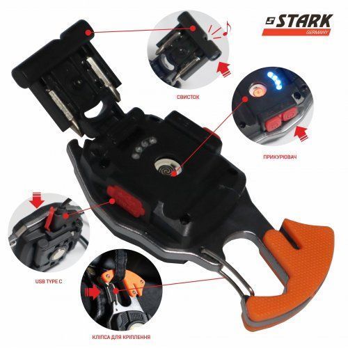Ліхтар ручний LED STARK L-1-03 Li 23621 фото