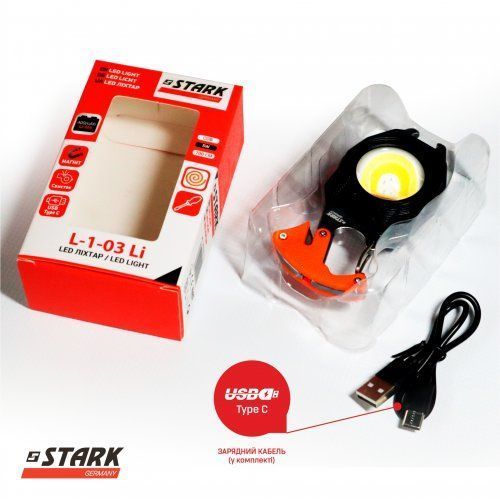 Ліхтар ручний LED STARK L-1-03 Li 23621 фото
