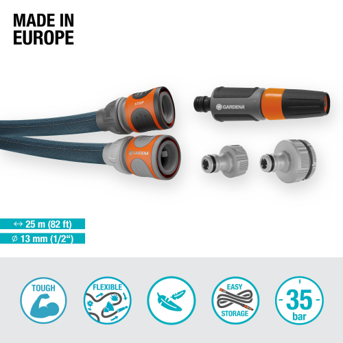 Шланг текстильний Gardena Liano Xtreme Set 13 мм 1/2" 25 м 24855 фото